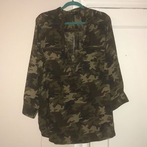 Camo Blouse